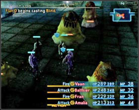 In the next chamber a fight with a Flan gang awaits you - Garamsythe Waterway - again - Part I - Final Fantasy XII - Game Guide and Walkthrough