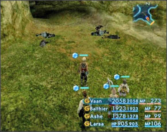 Approach the human bodies before the entrance to the mains and then go inside - Eruyt Village - Part II - Final Fantasy XII - Game Guide and Walkthrough