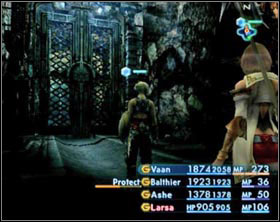 In this mine you'll encounter two kinds of gates: blue and red - Henne Mines - Part II - Final Fantasy XII - Game Guide and Walkthrough