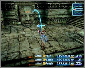In the temple you'll run across moving ornaments: Miriam Guardians (on the left side) and Miriam Facers (on the right side) - Stilshrine of Miriam - Part II - Final Fantasy XII - Game Guide and Walkthrough