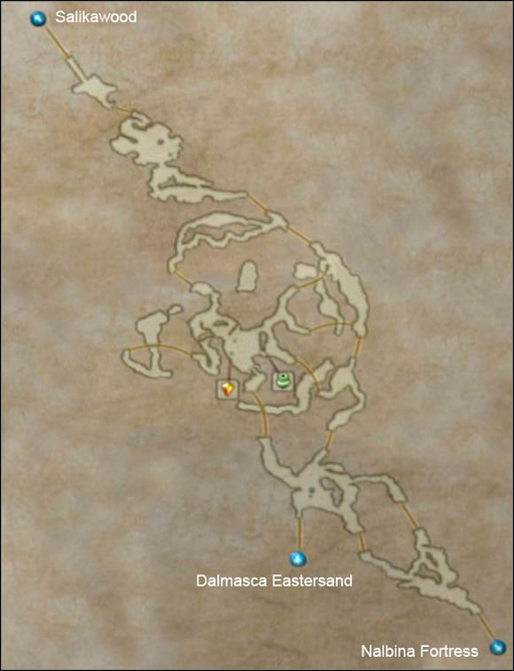 Did you notice the areas that aren't connected to anything? There will be passages created by leafs risen by hot steam between these areas and you will have access to them, but not yet. - Mosphoran Highwaste - Part II - Final Fantasy XII - Game Guide and Walkthrough