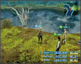 To get to the enemy, you'll have to strike six old, withered trees. - Gil Snapper (rank III) - Extraordinary hunt notices - Final Fantasy XII - Game Guide and Walkthrough