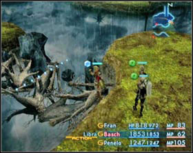The strucked trees gonna create a passage to a hidden area. - Gil Snapper (rank III) - Extraordinary hunt notices - Final Fantasy XII - Game Guide and Walkthrough