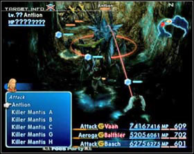 Antlion, - Antlion (rank V) - Extraordinary hunt notices - Final Fantasy XII - Game Guide and Walkthrough