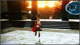 After the battle, go to corner on the right - Walkthrough - Chapter III - Walkthrough - Final Fantasy XIII - Game Guide and Walkthrough