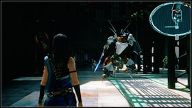 After dealing with next opponents, jump down and open the chest located on the left - Walkthrough - Chapter VII - Walkthrough - Final Fantasy XIII - Game Guide and Walkthrough