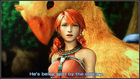 Pick him up and follow the bird to get to the save point - Walkthrough - Chapter VIII - Walkthrough - Final Fantasy XIII - Game Guide and Walkthrough