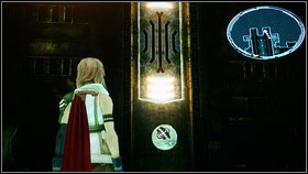 Downstairs turn right to get to the next chest - Walkthrough - Chapter X - Walkthrough - Final Fantasy XIII - Game Guide and Walkthrough