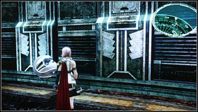 After the cut scene turn round and open the chest with 4721 gils - Walkthrough - Chapter XI - Part 1 - Walkthrough - Final Fantasy XIII - Game Guide and Walkthrough