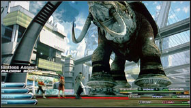 Save the game and attack another huge turtle located on the left - Walkthrough - Chapter XII - Walkthrough - Final Fantasy XIII - Game Guide and Walkthrough