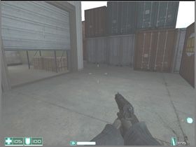 Turn right and pass between the container and the fence - [Interval 02] First Encounter - First Encounter Assault Recon - Game Guide and Walkthrough
