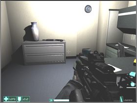 The corridor leads to a room where you'll see two soldiers, both carry RPL Sub-Machineguns - [Interval 05-A] Bishop - First Encounter Assault Recon - Game Guide and Walkthrough