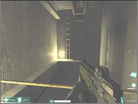 Go back near the elevator, and enter the door on the left - [Interval 06-A] Sayonara, Sucker! - First Encounter Assault Recon - Game Guide and Walkthrough