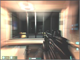 On the left you'll see a staircase - [Interval 06-B] Unauthorized Personnel - First Encounter Assault Recon - Game Guide and Walkthrough