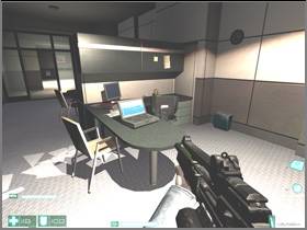 Two soldiers (left) are lurking in the room on the right - [Interval 06-C] Afterimage - First Encounter Assault Recon - Game Guide and Walkthrough