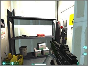 You'll also see an RPL Sub-Machinegun and a G2A2 Assault Rifle near the office wall - [Interval 07-B] Flight - First Encounter Assault Recon - Game Guide and Walkthrough