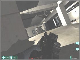 It might be a little tougher in here as your enemies have more places to hide themselves (pillars and two trucks) - [Interval 07-B] Flight - First Encounter Assault Recon - Game Guide and Walkthrough