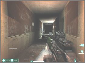 Go left till you see the door depicted in the picture on the left above - [Interval 08-A] Urban Decay - First Encounter Assault Recon - Game Guide and Walkthrough