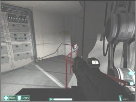 Go left, on a metal box you'll see a laptop - [Interval 09-B] Bypass - First Encounter Assault Recon - Game Guide and Walkthrough