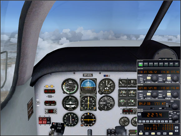 After switching frequency to VLM VOR and adjusting the gauges. - Flight - Exemplary flight: Mooney Bravo - Flight Simulator X - Game Guide and Walkthrough