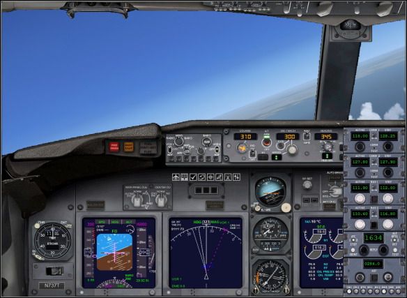 Descending to FL240. - Flight - Exemplary flight: Boeing 737-800 - Flight Simulator X - Game Guide and Walkthrough