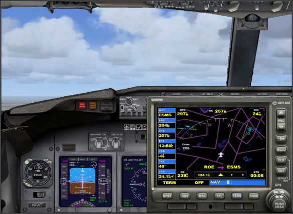 From that moment on, each flight on that route may be different - Preparation for landing - Exemplary flight: Boeing 737-800 - Flight Simulator X - Game Guide and Walkthrough