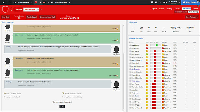 I think youve missed my point... - First steps in a new club - Football Manager 2014 - Game Guide and Walkthrough