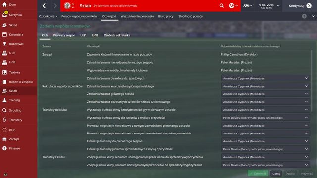 Even if you would like to control every single aspect of your club, it is simply impossible - Coaching staff - Starting the game - Football Manager 2015 - Game Guide and Walkthrough