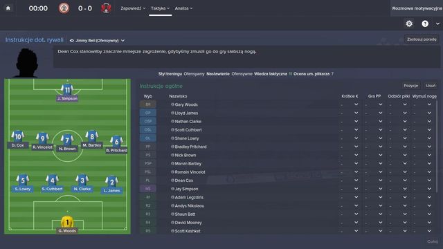In this section you should listen to advices from backroom - they often show you interesting aspects of some players and they allow you to reduce the threat that some of them might be to your team - Opposition instructions - Match preparations - Football Manager 2015 - Game Guide and Walkthrough