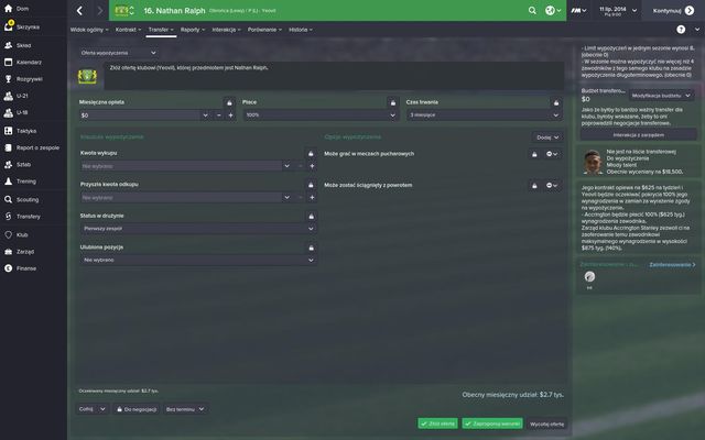 The crucial in loaning is the length of loan (precise to one month) and percentage of salary that you will pay for the loan - Loan offer - Transfers - Football Manager 2015 - Game Guide and Walkthrough