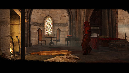 At the end of the chapter go to your chamber, to contact Rhlorrs temple and transform from the red priest into the true lord of this castle - For All the Days Gone By [MQ] - Chapter 2 - Alester Sarwyck - Game of Thrones - Game Guide and Walkthrough