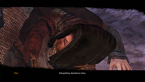 After the fight listen to one of the robbers, Cley - Between a Hunter and His Prey [MQ] - Chapter 3 - Mors Westford - Game of Thrones - Game Guide and Walkthrough