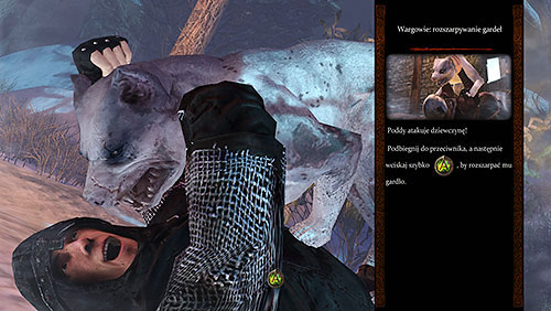 When you find Poddy, attack him and follow the instruction on the screen to kill him - Between a Hunter and His Prey [MQ] - Chapter 3 - Mors Westford - Game of Thrones - Game Guide and Walkthrough