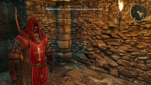 In tunnel you solve few minor riddles, so no fight and a single man to talk - A New Hope [MQ] - p. 3 - Chapter 8 - Alester Sarwyck - Game of Thrones - Game Guide and Walkthrough