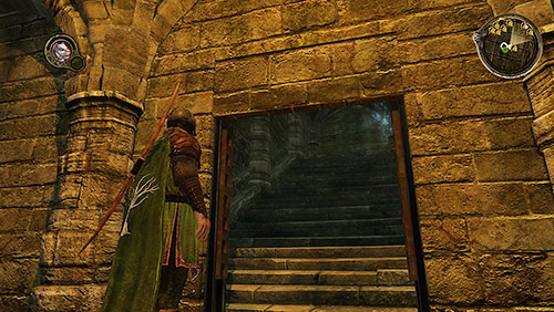 Stop on the landing and use Rhllors Vision to find a secret passage - Crossroads [MQ] - p. 2 - Chapter 10 - Alester Sarwyck - Game of Thrones - Game Guide and Walkthrough