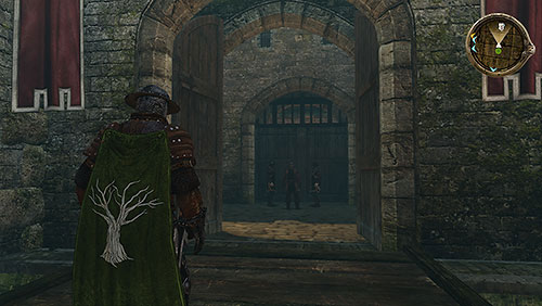 Three enemies waits in the passage leading to the castle gate - Safer Streets [SQ] - Chapter 11 - Mors i Alester - Game of Thrones - Game Guide and Walkthrough