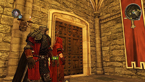 When you get ready to finish chapter, go to the Alesters chamber on the first floor of Riverspring Castle - Bound [MQ] - Chapter 13 - Mors and Alester - Game of Thrones - Game Guide and Walkthrough