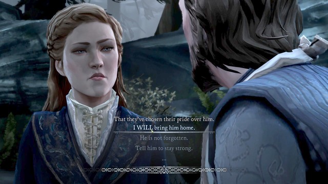 After the action you will be moved to Forrester - Chapter 6 - Episode 2: The Lost Lords - Game of Thrones: A Telltale Games Series - Game Guide and Walkthrough