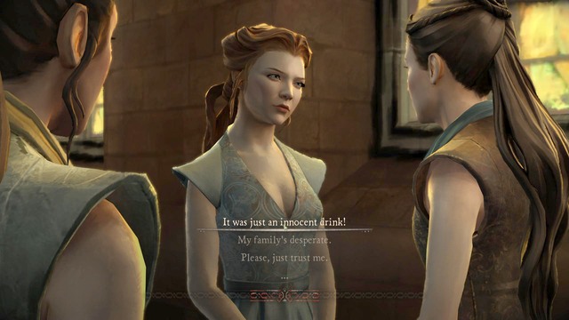 It was just an innocent drink - Chapter 2 - Episode 3: The Sword in the Darkness - Game of Thrones: A Telltale Games Series - Game Guide and Walkthrough