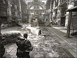 Go straight ahead and open the door - Act I: 14 days after E-day - Walkthrough - Gears of War (PC) - Game Guide and Walkthrough
