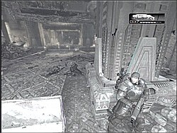 Get into the alley and inside the building - Act II: Outpost/Lethal Dusk - Walkthrough - Gears of War (PC) - Game Guide and Walkthrough