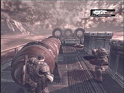 Near the entrance you can find 28 - Act V: Special Delivery/Train Wreck - Walkthrough - Gears of War (PC) - Game Guide and Walkthrough