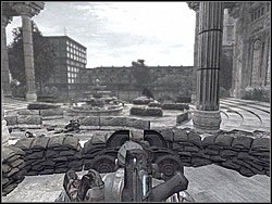 You'll find yourself in a big hall and under Troika fire - Fish in the Barrel/Fork in... - Act I: - Gears of War (XBOX360) - Game Guide and Walkthrough