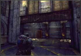 Right after you will see a Wretch, you will have to learn how to jump over obstacles - Tip of the Spear - Welcome to Delta - Tip of the Spear - Gears of War 2 - Game Guide and Walkthrough