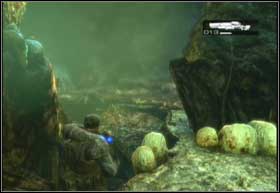 Standing next to the Troika look right, a little behind - Denizens - Indigenous Creatures - Denizens - Gears of War 2 - Game Guide and Walkthrough
