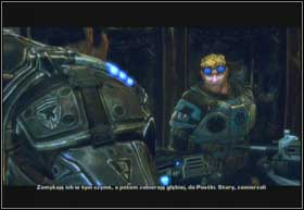 You will find Baird at the very beginning of the mission, in one of the metal containers - Denizens - Captivity - Denizens - Gears of War 2 - Game Guide and Walkthrough