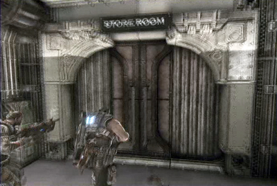 When opponents are dead walk out to the next corridor and head toward to the metal doors - Chapter 2 - Abandon Ship - p. 1 - Act I - Gears of War 3 - Game Guide and Walkthrough