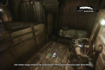 In the end step into small room with red valve - Chapter 4 - Ghost Town - Act III - Gears of War 3 - Game Guide and Walkthrough