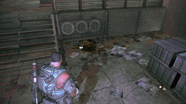 Once you kill all enemies get inside the building on the right - Central Base - Onyx Point - Gears of War: Judgment - Game Guide and Walkthrough