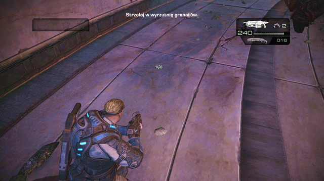 During the fight remember about COG tag, which you have to collect before you kill the boss - Plaza for the Tyran Dead - The Courthouse - Gears of War: Judgment - Game Guide and Walkthrough